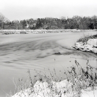 Grand River, Claude Dubrick Park, silverprint (detail)