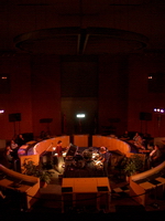 Open Ears 2005: Negativland performing in Kitchener City Council Chamber